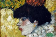 Pablo Picasso 1901 Woman in Profile - New York Metropolitan Museum Of Art